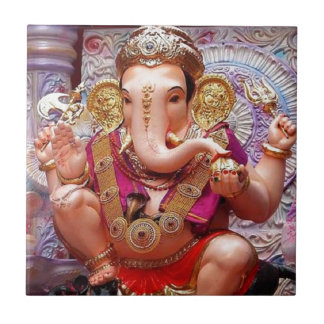 Ganesh Ganesha Hindu India Asian Elephant Deity Tile