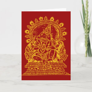 Ganesh: God of Success Holiday Card