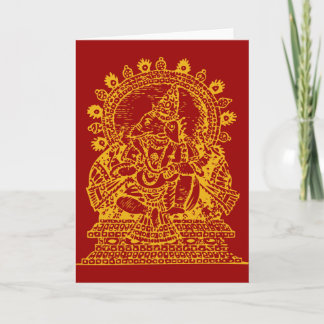 Ganesh: God of Success Holiday Card