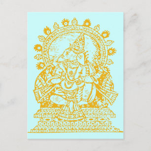 Ganesh: God of Success Postcard