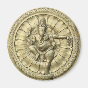 Ganesh (Golden) Magnet