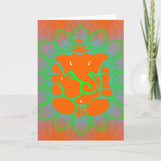 Ganesh greeting card (Front)
