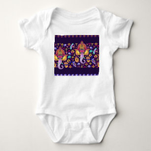 Ganesh Hindu God: Festive Seamless Baby Bodysuit