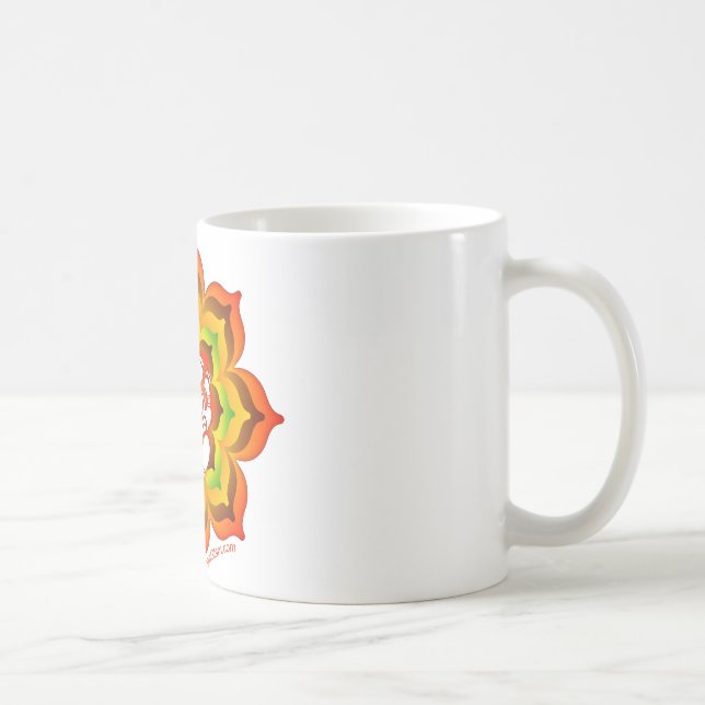 Ganesh in Lotus Coffee Mug (Right)