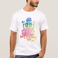 Ganesh Mantra watercolor Tshirt