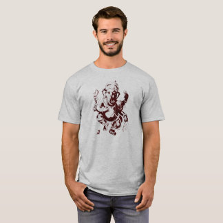 ganesh maroon T-Shirt