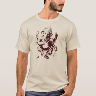 ganesh maroon T-Shirt