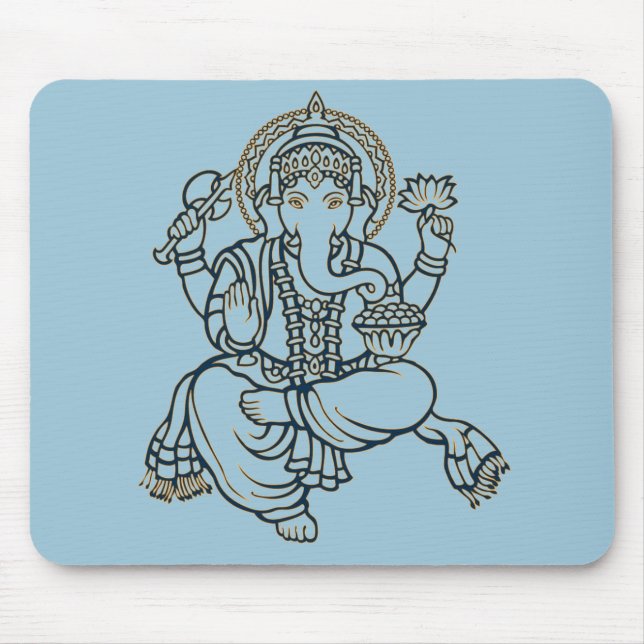 "Ganesh" Mouse Mat (Front)