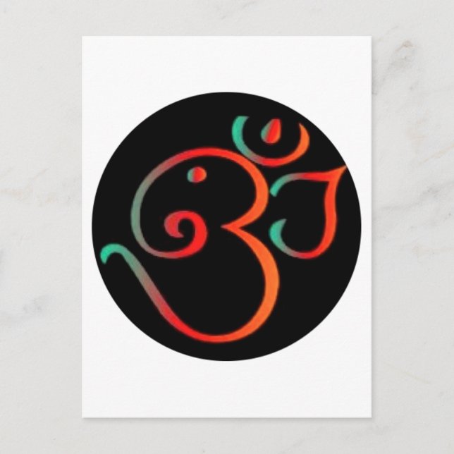 Ganesh Om Postcard (Front)