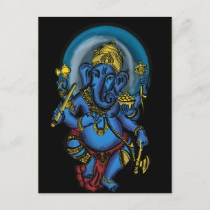 Ganesh Prosperity Postcard