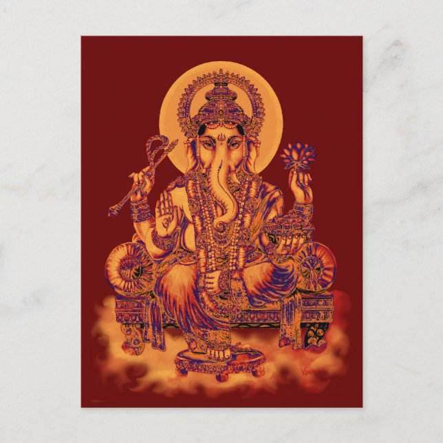 Ganesh - Remover of Obstacles Postcard (Front)