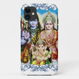 Ganesh, Shiva and Parvati, Lord Ganesha, Durga iPhone 11 Case