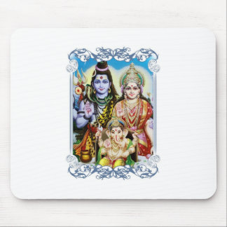 Ganesh, Shiva and Parvati, Lord Ganesha, Durga Mouse Mat