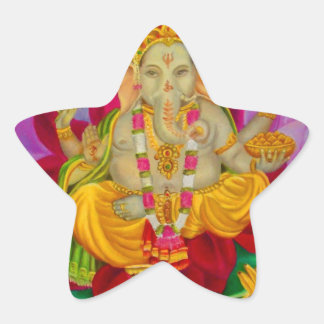 Ganesh Star Sticker