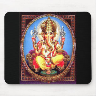 Ganesha (गणेश) Indian Elephant Mouse Mat
