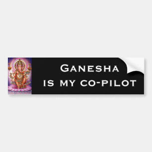 Ganesha Bumper Sticker - Version 7
