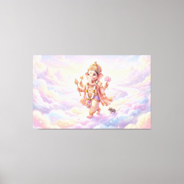 Ganesha Canvas Print (Front)