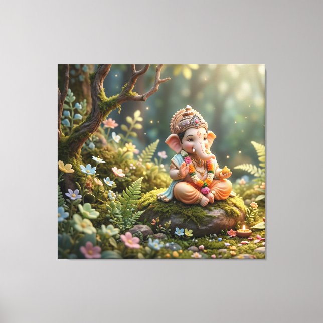 Ganesha Canvas Print (Front)