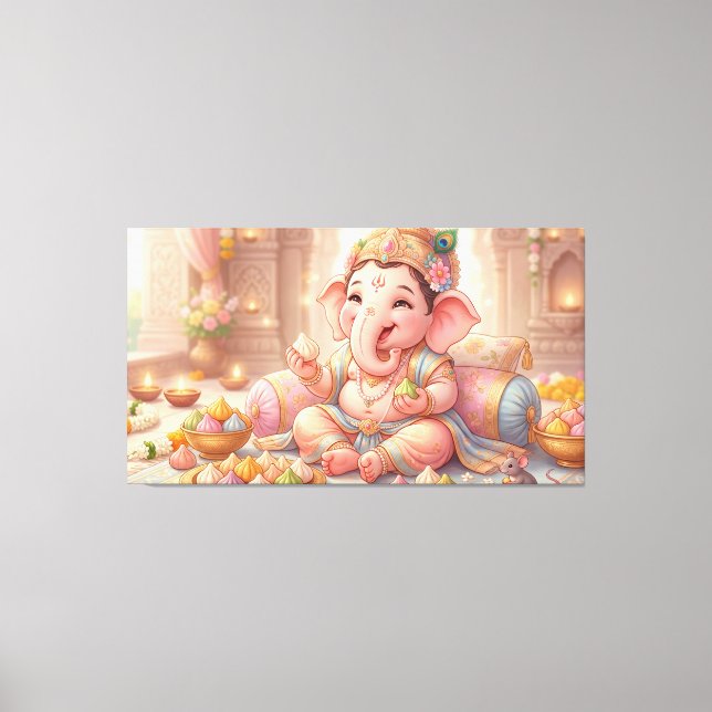 Ganesha Canvas Print (Front)