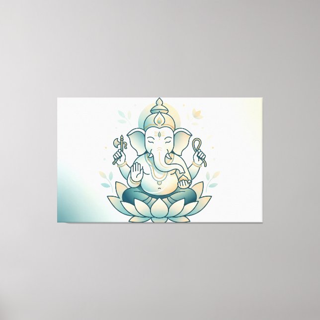 Ganesha Canvas Print (Front)