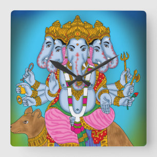Ganesha Clock & Wall Art for Home Use