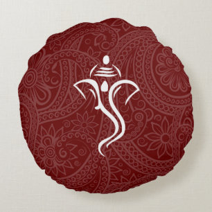 Ganesha Custom Round Pillows