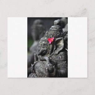 Ganesha elephant Hindu God of success Postcard