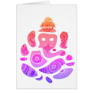 Ganesha Elepnat God Greeting Card