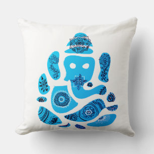 Ganesha Elepnat God  Throw Cushion 51 x 51 cm