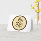 Ganesha Gift Card (Yellow Flower)