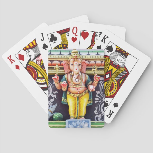 Ganesha God Statue Playing Cards (Back)