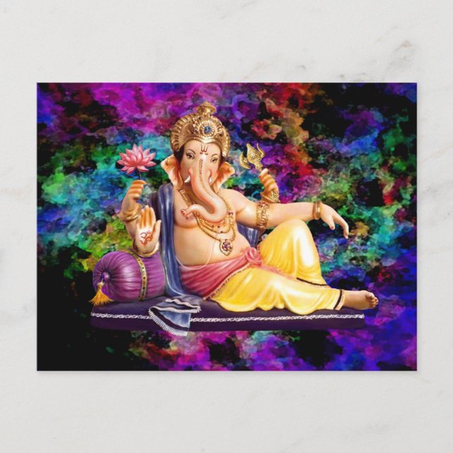 Ganesha Greeting Cards, Stickers, Postcards (Front)