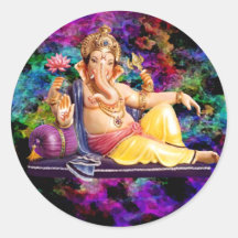 Ganesha Greeting Cards, Stickers, Postcards