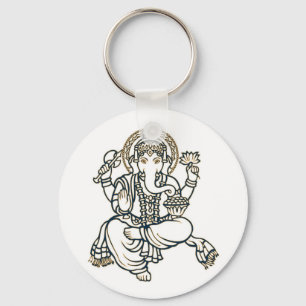 Ganesha Hindu Deity God Key Ring