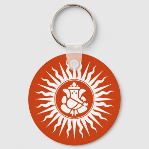 Ganesha Hindu God Sign Key Ring
