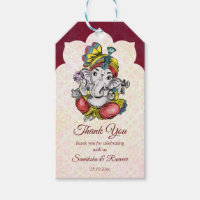 Ganesha Indian wedding favour thank you