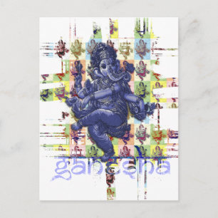 GANESHA make your own background Postcard