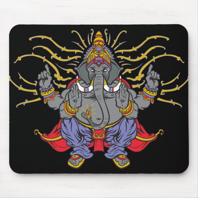 Ganesha Mouse Mat (Front)