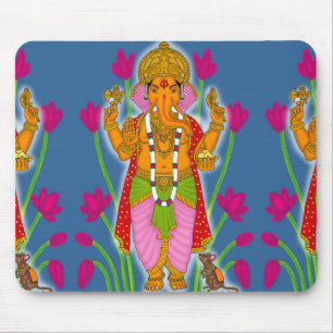 Ganesha Mouse Pad, Phone Case & Keyring Set Mouse Mat