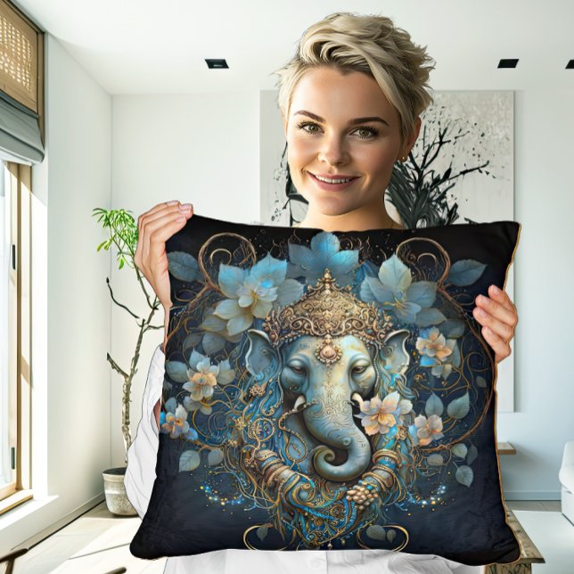 Ganesha or Ganapati Indian Hindu Sanātana Dharma Cushion (Creator Uploaded)