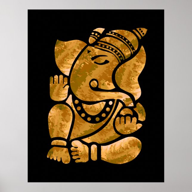 Ganesha Painting Poster (Front)