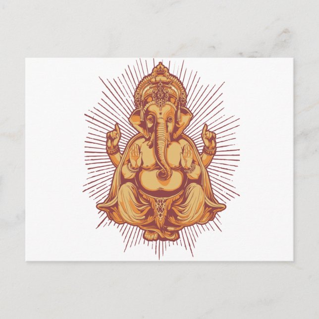 Ganesha Postcard (Front)