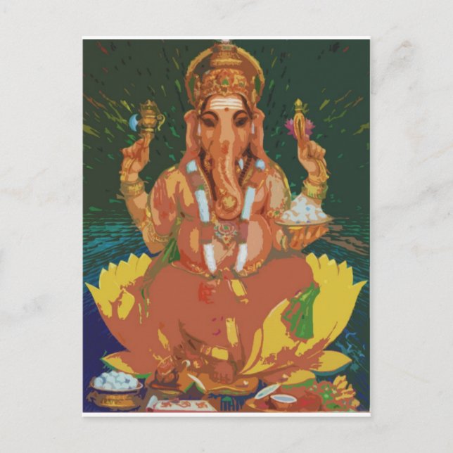 Ganesha Postcard (Front)