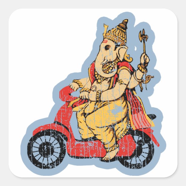 Ganesha Stickers & Labels Zazzle UK