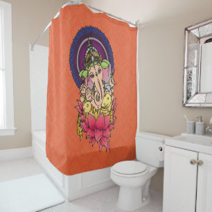 GANESHA - Shower Curtain