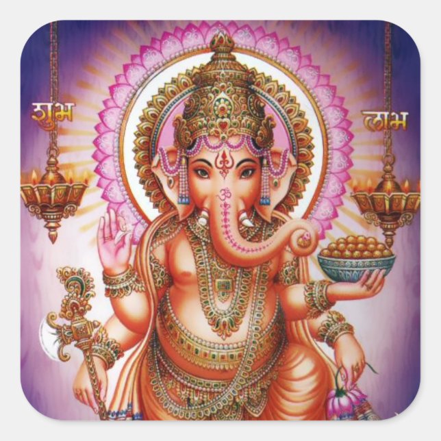 Ganesha Stickers #7 (Front)