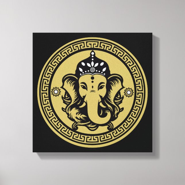 Ganesha Themed Hindu Art Print (Front)