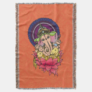 GANESHA - Throw Blanket