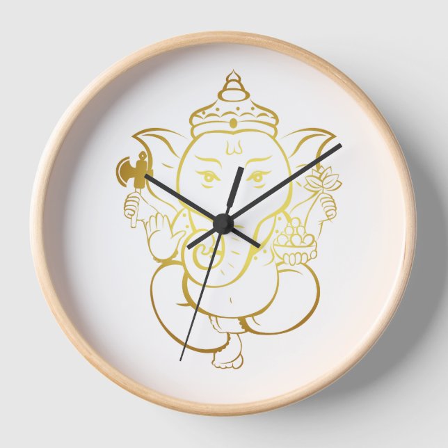 Ganesha wall clock (Front)