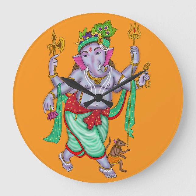 Ganesha Wall Clock (Front)